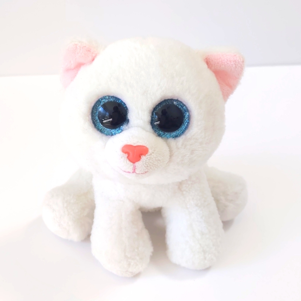Ty Beanie Baby Pearl the white Cat stuffie